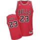 Maillot rouge NBA Michael Jordan Swingman masculine - Adidas Chicago Bulls & route 23