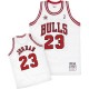Maillot blanc NBA Michael Jordan authentique 1998 Throwback masculine - Mitchell et Ness Chicago Bulls 23