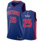 Detroit Pistons Derrick Rose #25 Maillot Icon Hommes