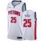 Detroit Pistons Derrick Rose #25 Association Maillot Hommes