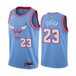 velocidad Mayo Teseo Maillot Chicago Bulls Michael Jordan Bleu # 23 bule Ville ...