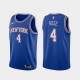 Hommes New York Knicks Derrick Rose déclaration édition Maillot - Bleu